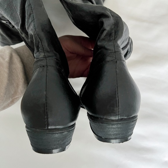 ✨NEW✨ Slouchy Faux Leather Boots - Picture 6 of 8